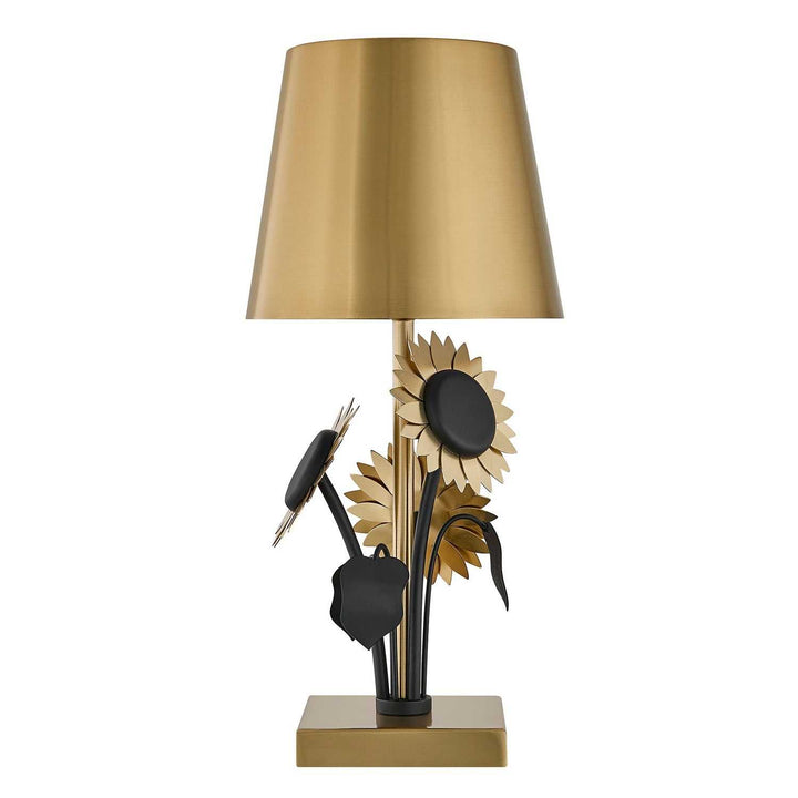 Posey LED Table Lamp in Brass and Black Savoy House
