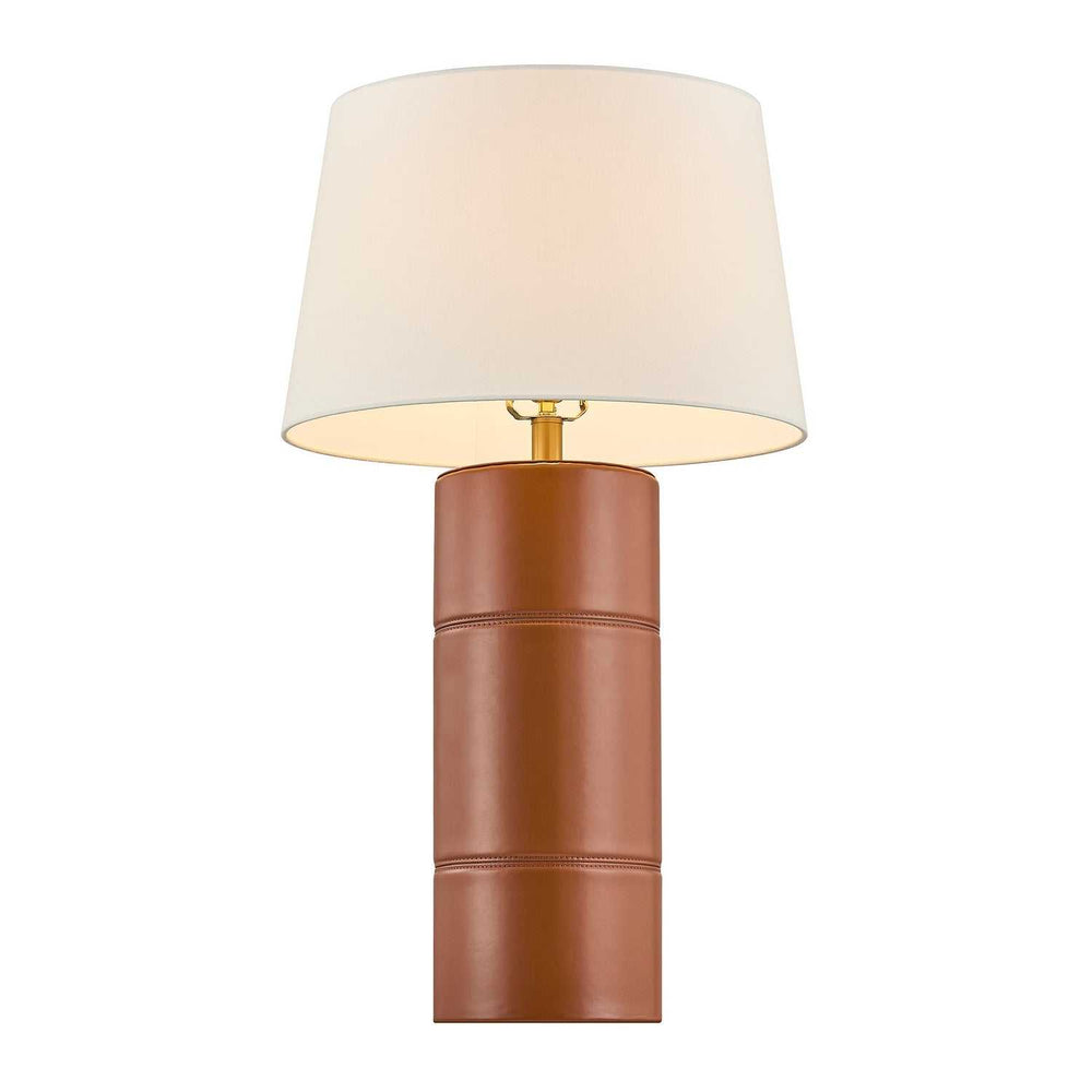Albert One Light Table Lamp in Honey Brown Savoy House
