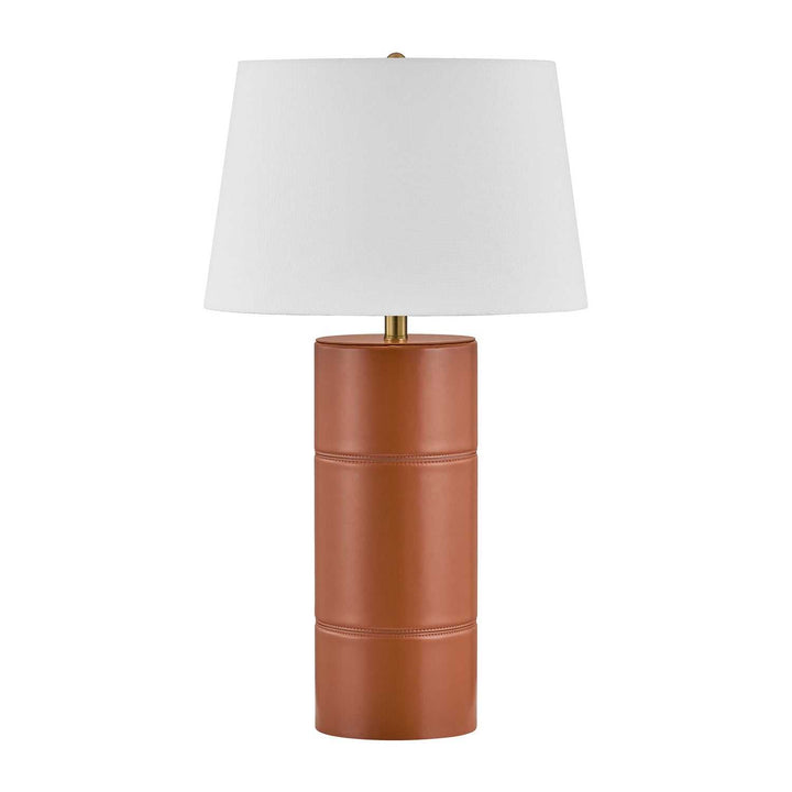 Albert One Light Table Lamp in Honey Brown Savoy House
