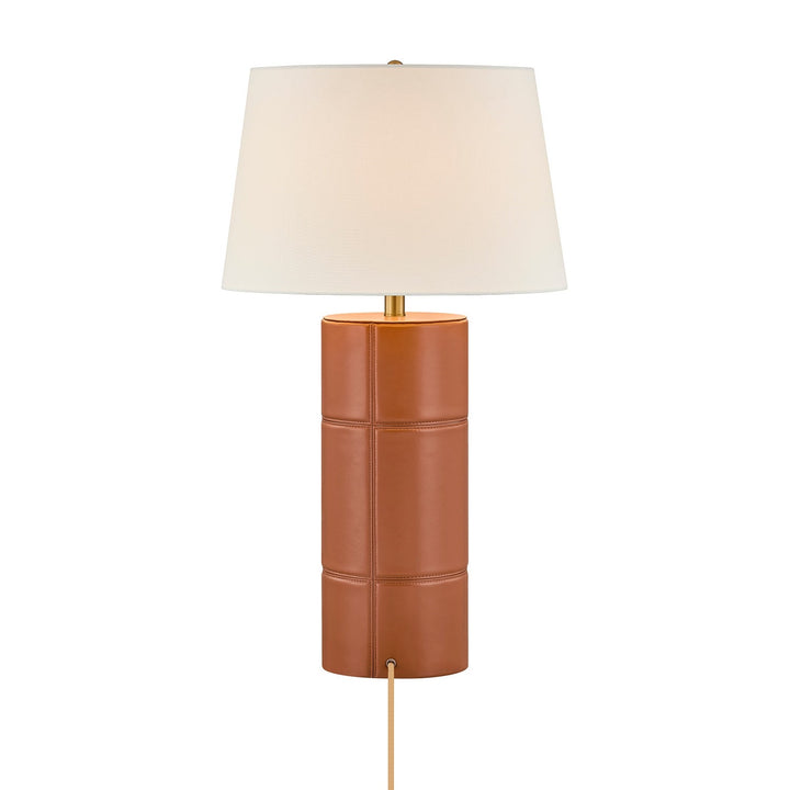 Albert One Light Table Lamp in Honey Brown Savoy House