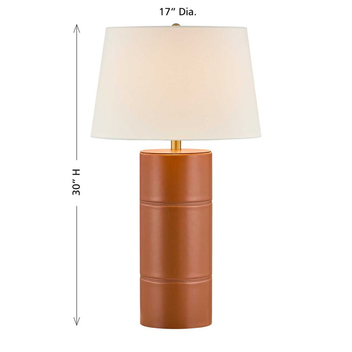 Albert One Light Table Lamp in Honey Brown Savoy House