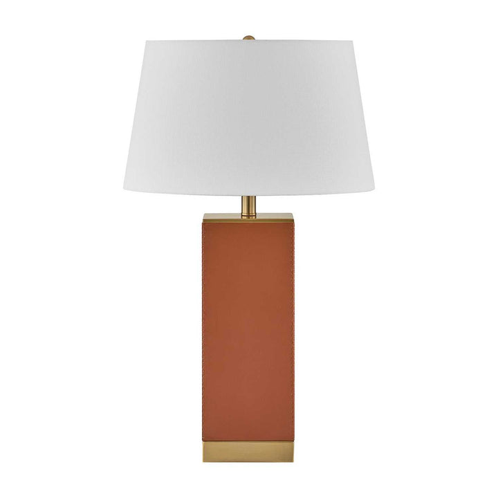Max One Light Table Lamp in Honey Brown Savoy House