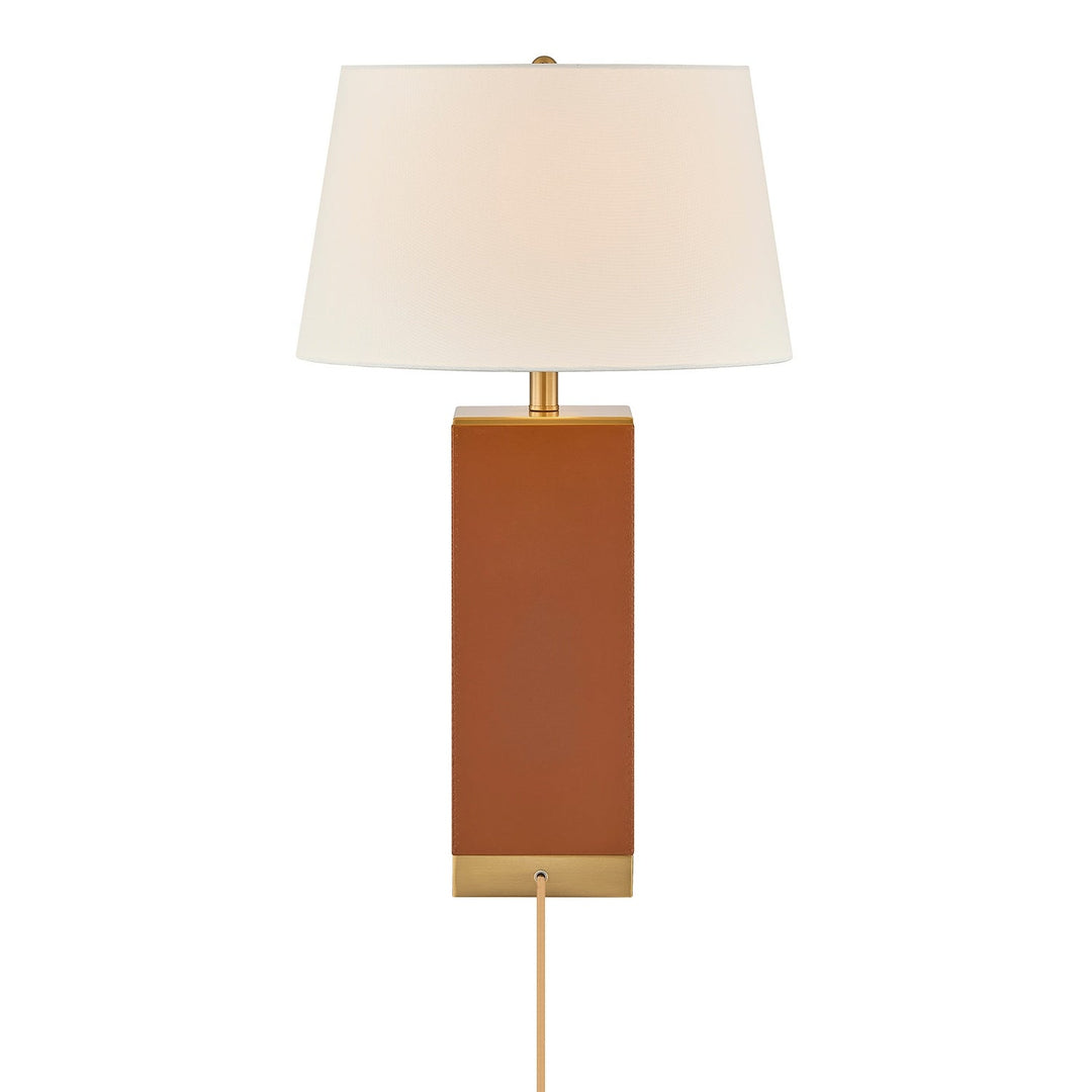 Max One Light Table Lamp in Honey Brown Savoy House