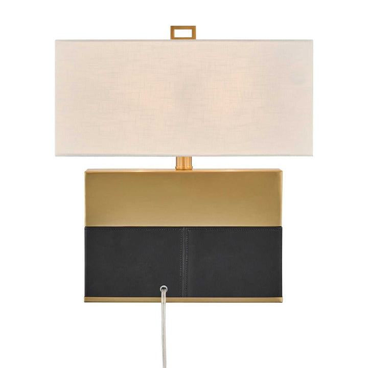 Oliver One Light Table Lamp in Honey Brown and Black Savoy House