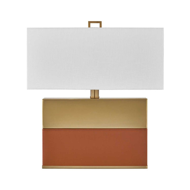 Oliver One Light Table Lamp in Honey Brown and Brown Savoy House