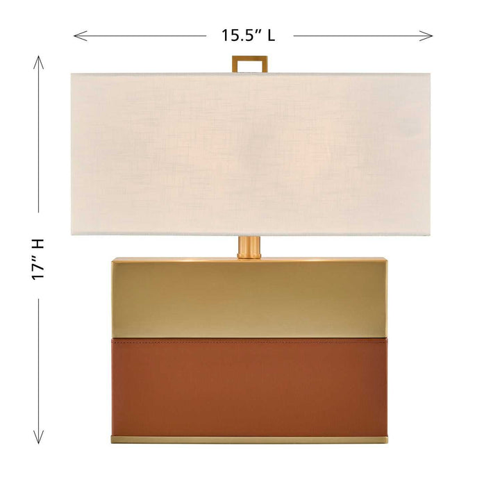 Oliver One Light Table Lamp in Honey Brown and Brown Savoy House