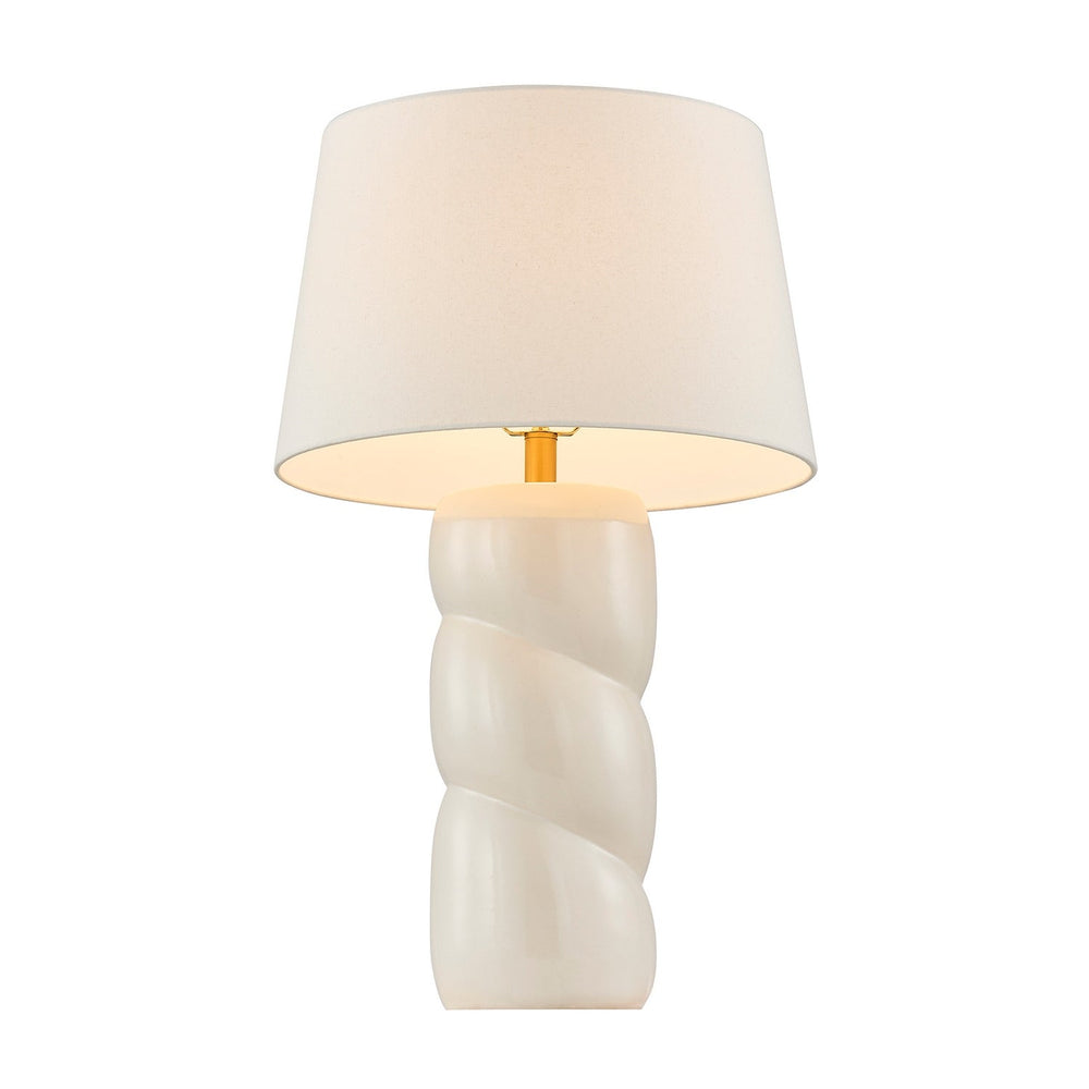 Betty One Light Table Lamp in White Savoy House