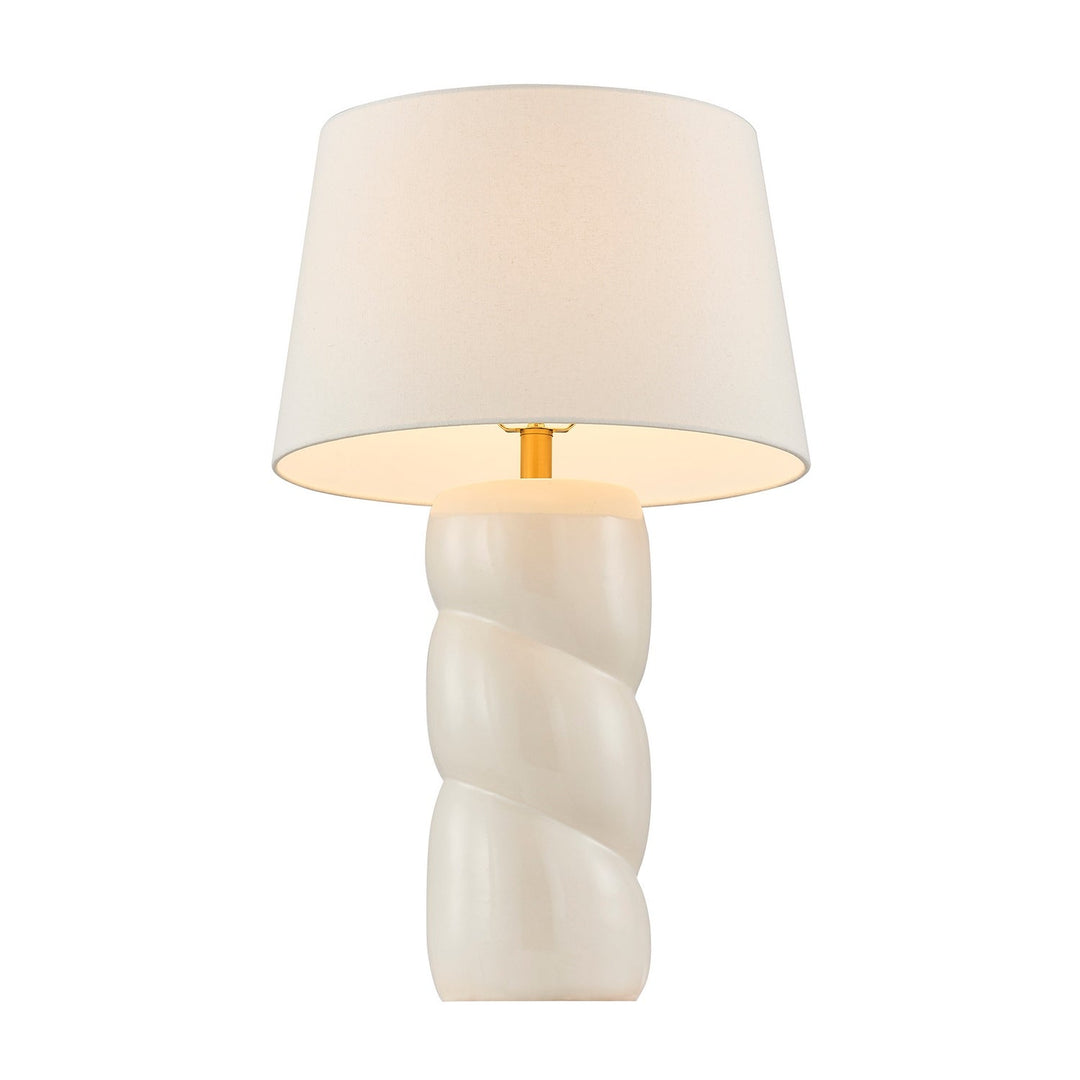 Betty One Light Table Lamp in White Savoy House