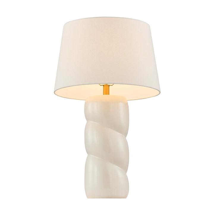 Betty One Light Table Lamp in White Savoy House