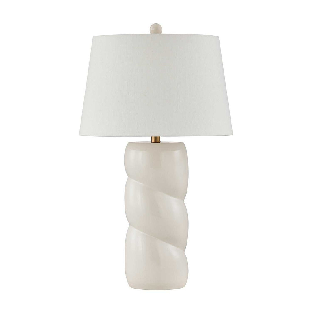 Betty One Light Table Lamp in White Savoy House