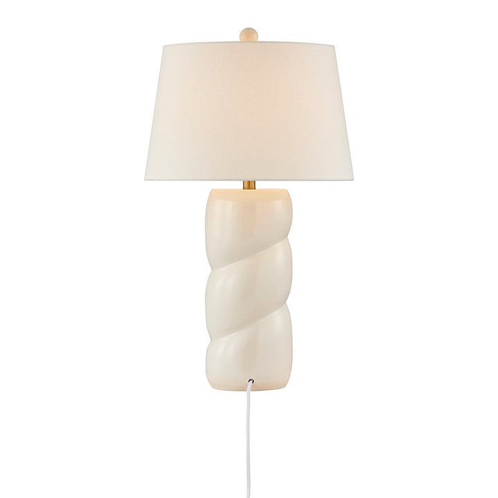 Betty One Light Table Lamp in White Savoy House