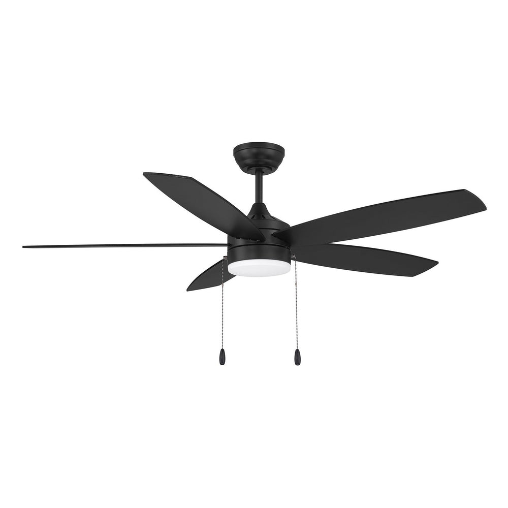 52" Ceiling Fan in Matte Black Meridian