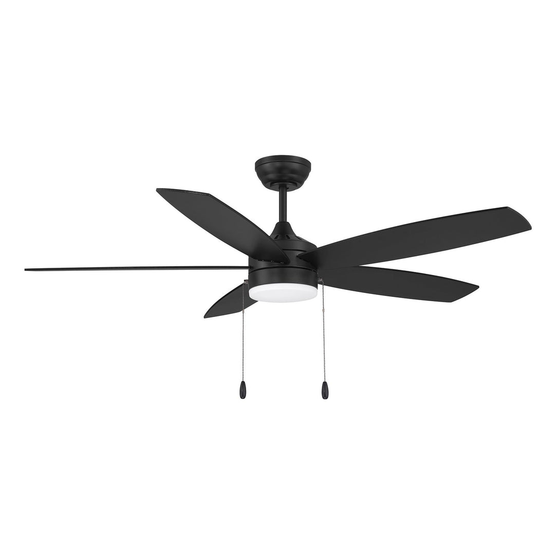 52" Ceiling Fan in Matte Black Meridian
