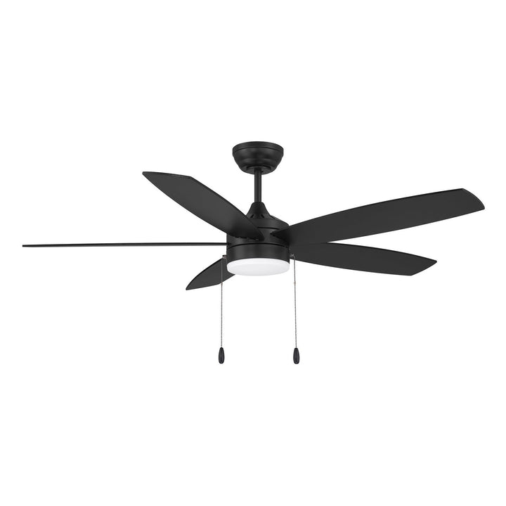 52" Ceiling Fan in Matte Black Meridian