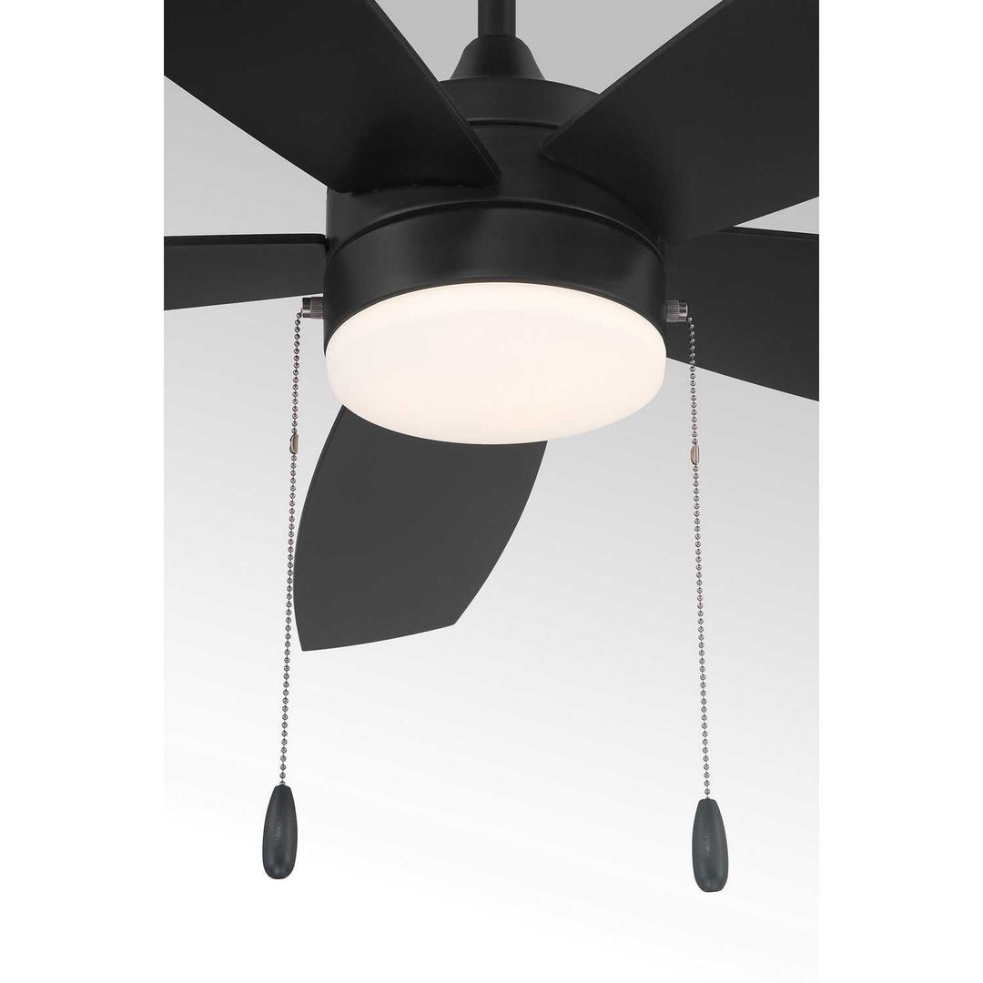 52" Ceiling Fan in Matte Black Meridian