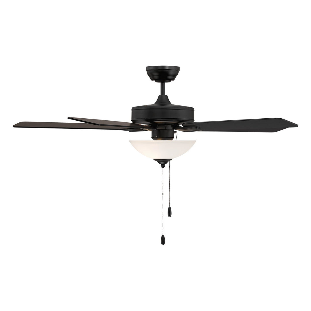 52" Ceiling Fan in Matte Black Meridian