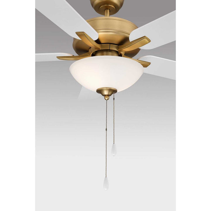 52" Ceiling Fan in Natural Brass Meridian