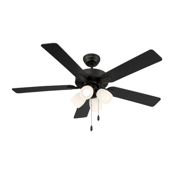 52" Ceiling Fan in Matte Black Meridian