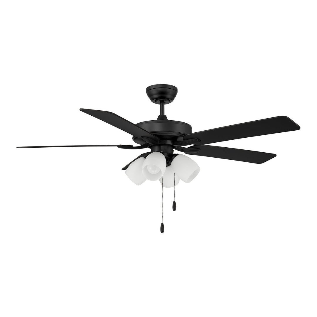 52" Ceiling Fan in Matte Black Meridian