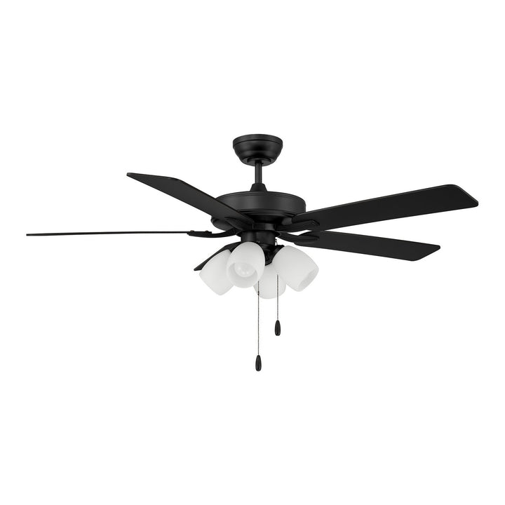 52" Ceiling Fan in Matte Black Meridian