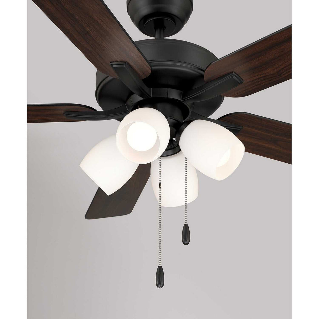 52" Ceiling Fan in Matte Black Meridian