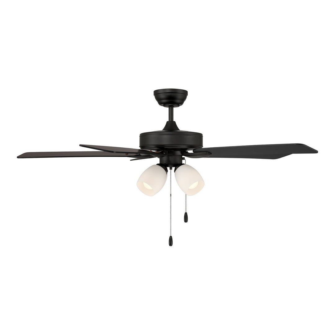 52" Ceiling Fan in Matte Black Meridian