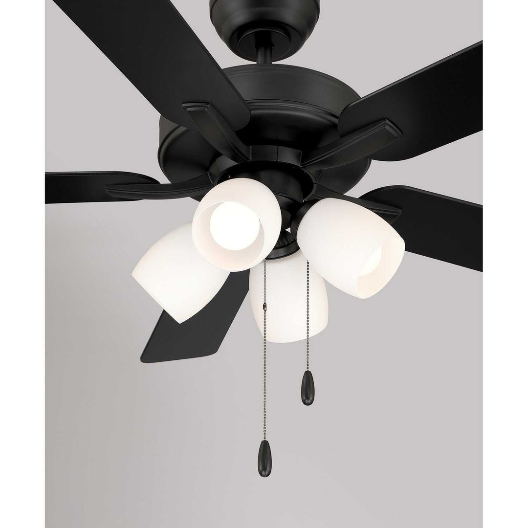 52" Ceiling Fan in Matte Black Meridian