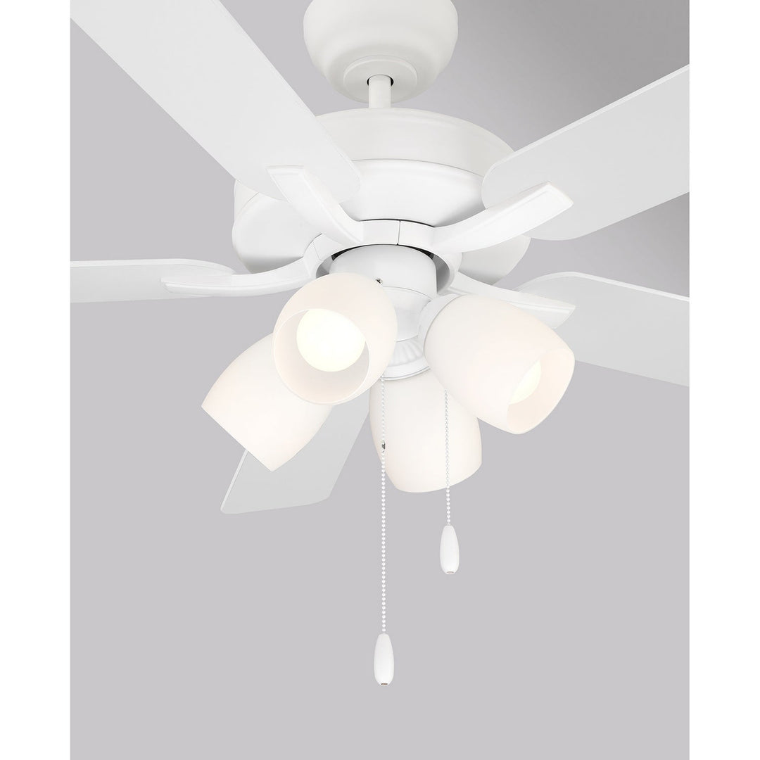 52" Ceiling Fan in White Meridian