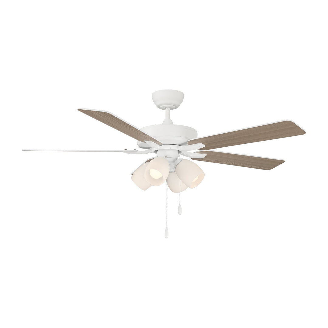 52" Ceiling Fan in White Meridian