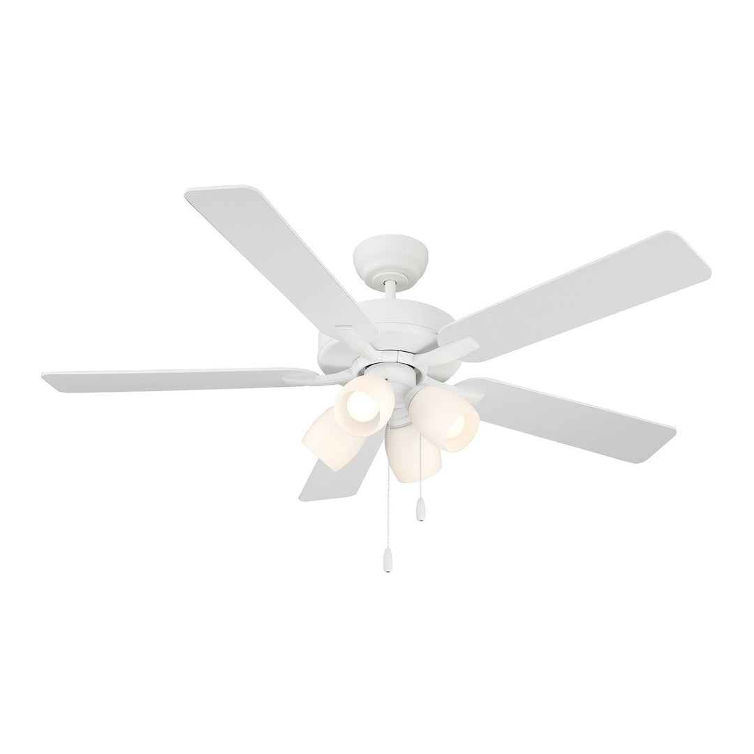52" Ceiling Fan in White Meridian
