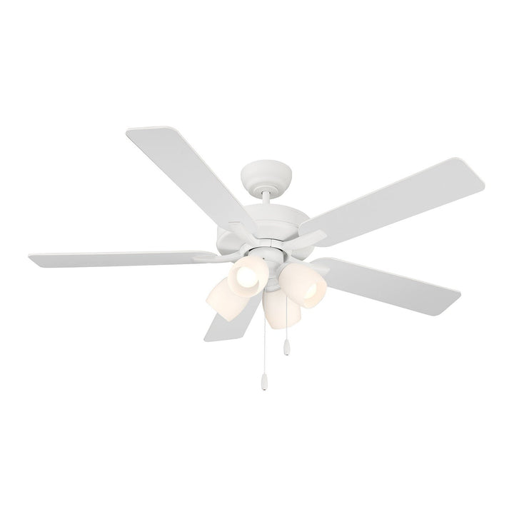 52" Ceiling Fan in White Meridian