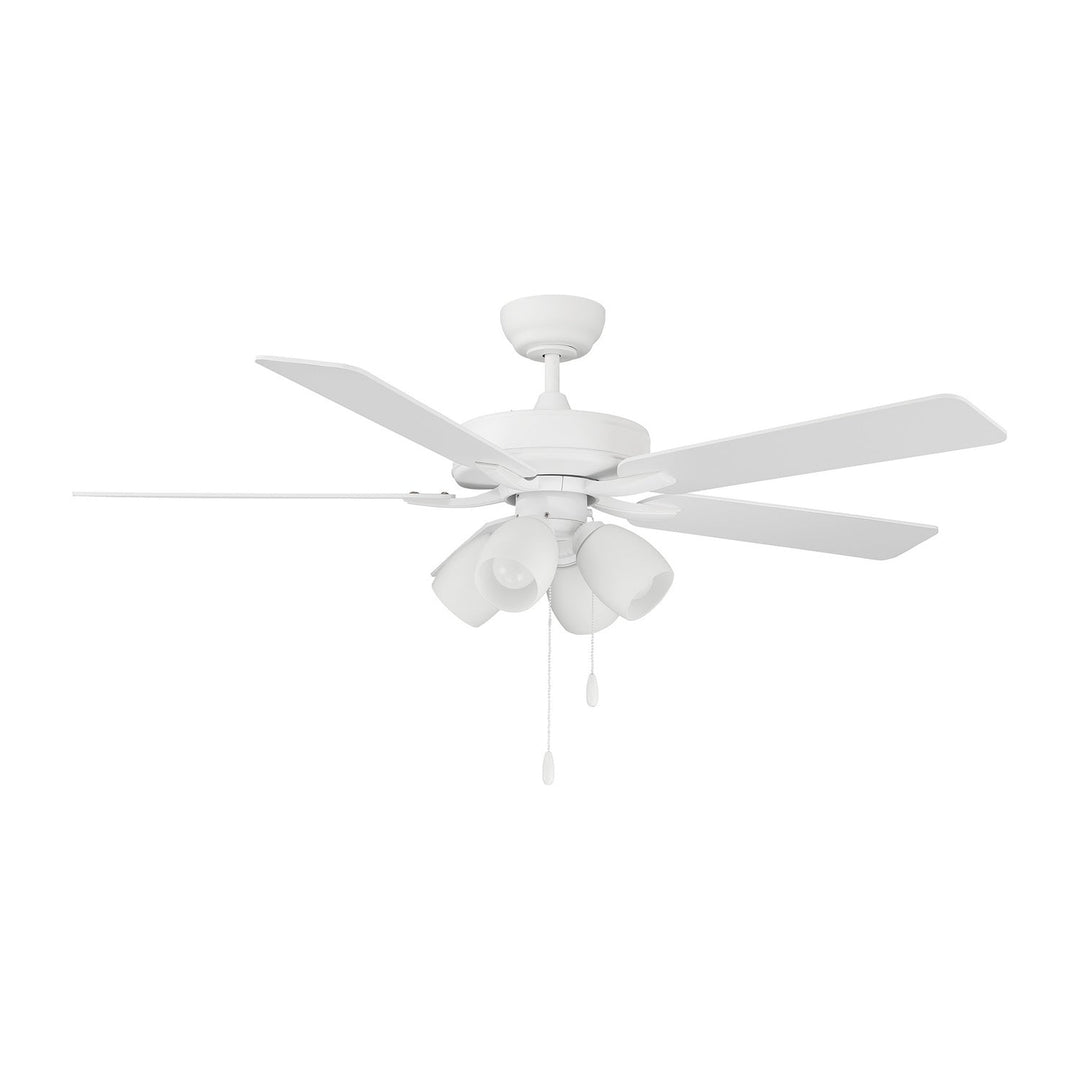 52" Ceiling Fan in White Meridian