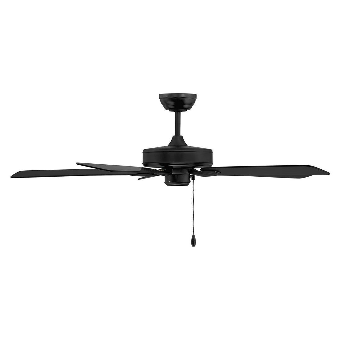 52" Ceiling Fan in Matte Black Meridian