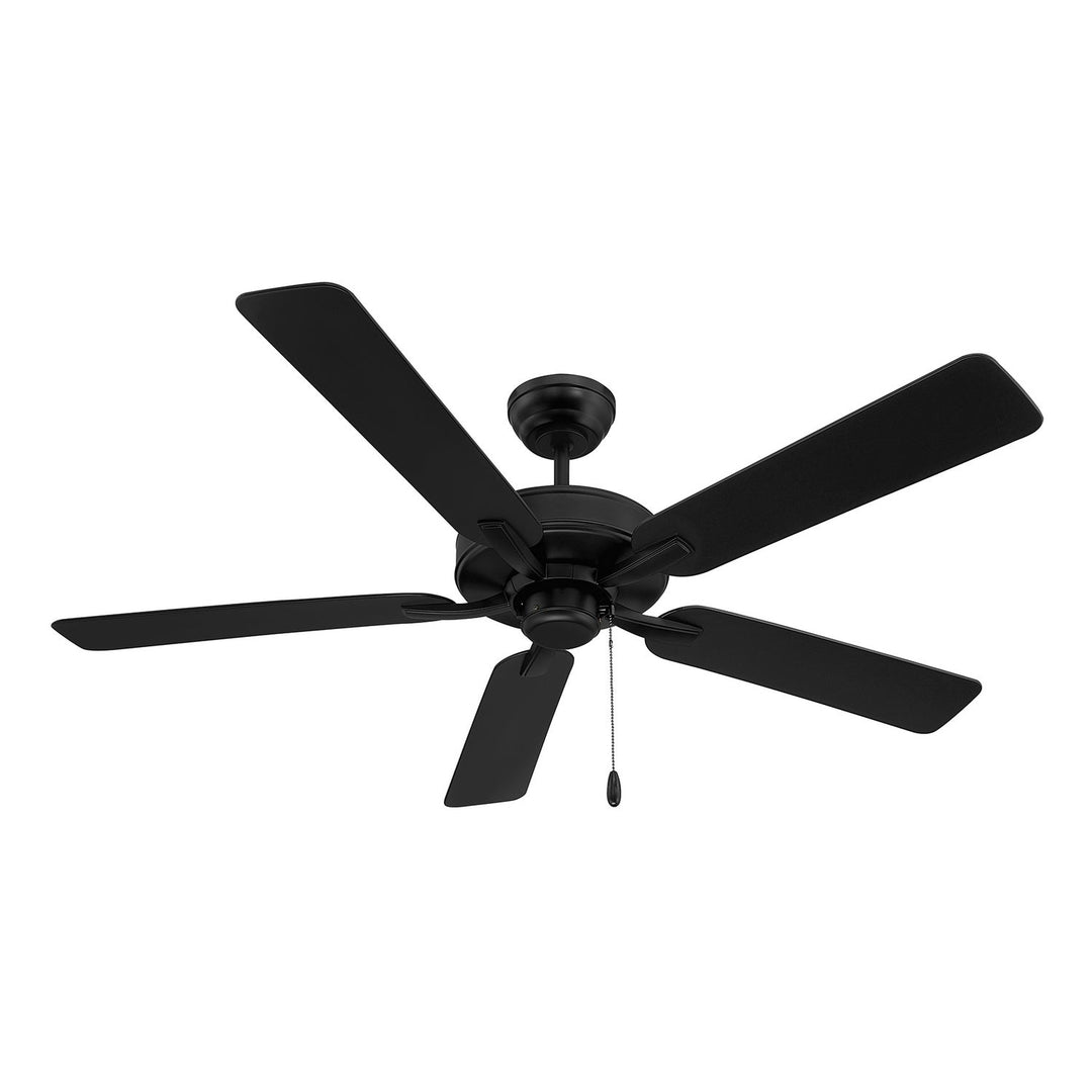 52" Ceiling Fan in Matte Black Meridian