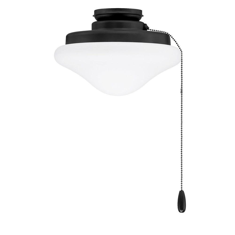 LED Fan Light Kit in Matte Black Meridian