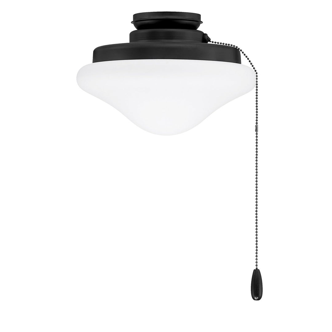 LED Fan Light Kit in Matte Black Meridian