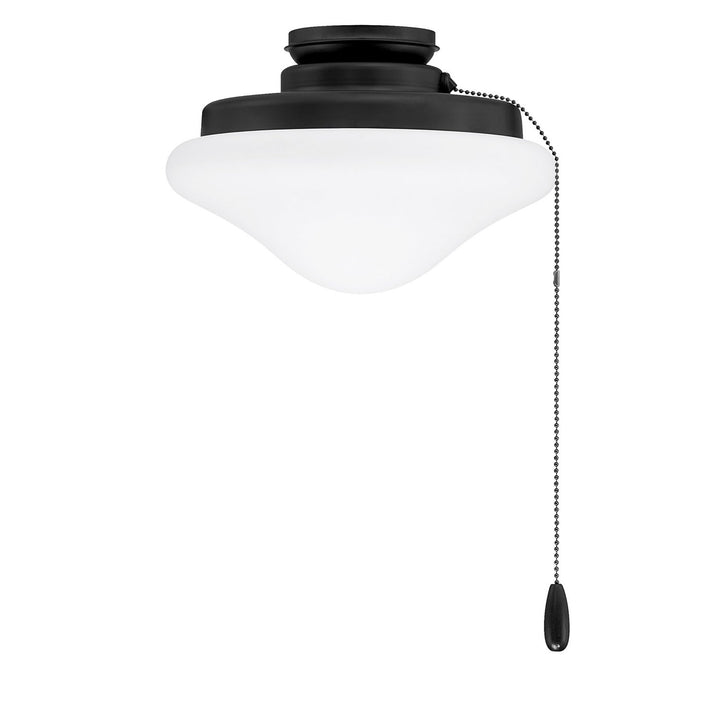 LED Fan Light Kit in Matte Black Meridian