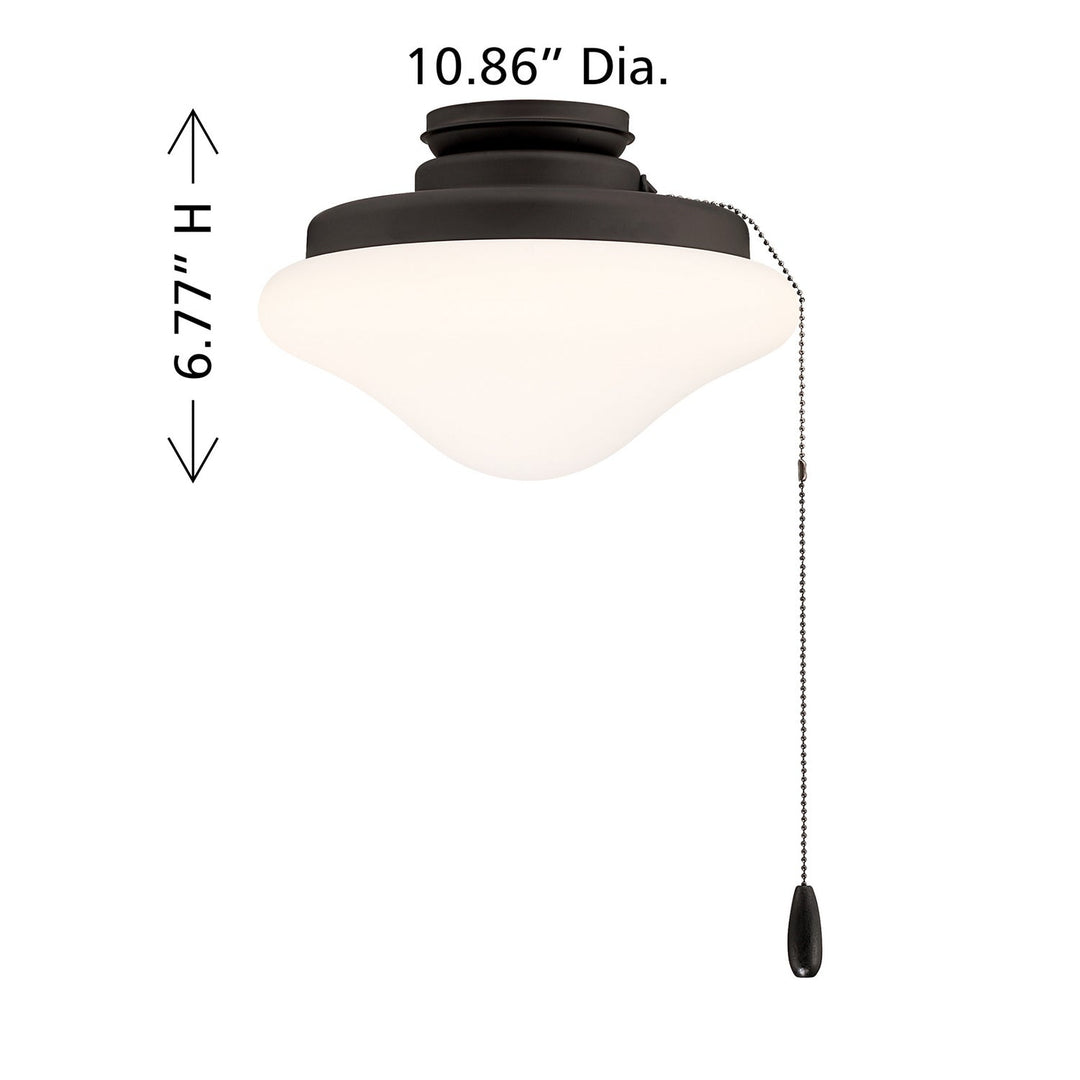 LED Fan Light Kit in Oil Rubbed Bronze Meridian