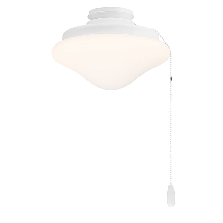 LED Fan Light Kit in White Meridian