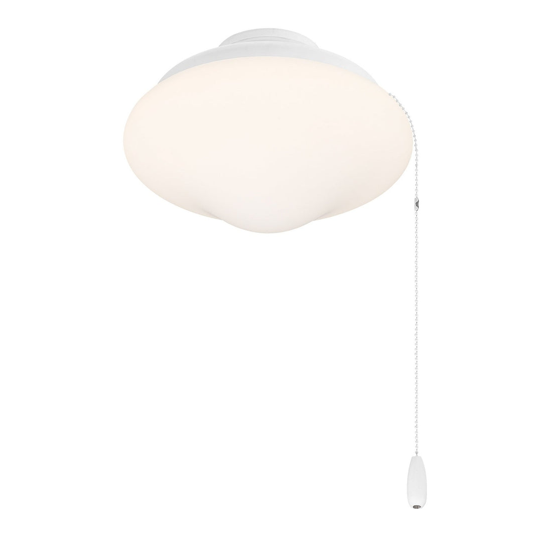 LED Fan Light Kit in White Meridian