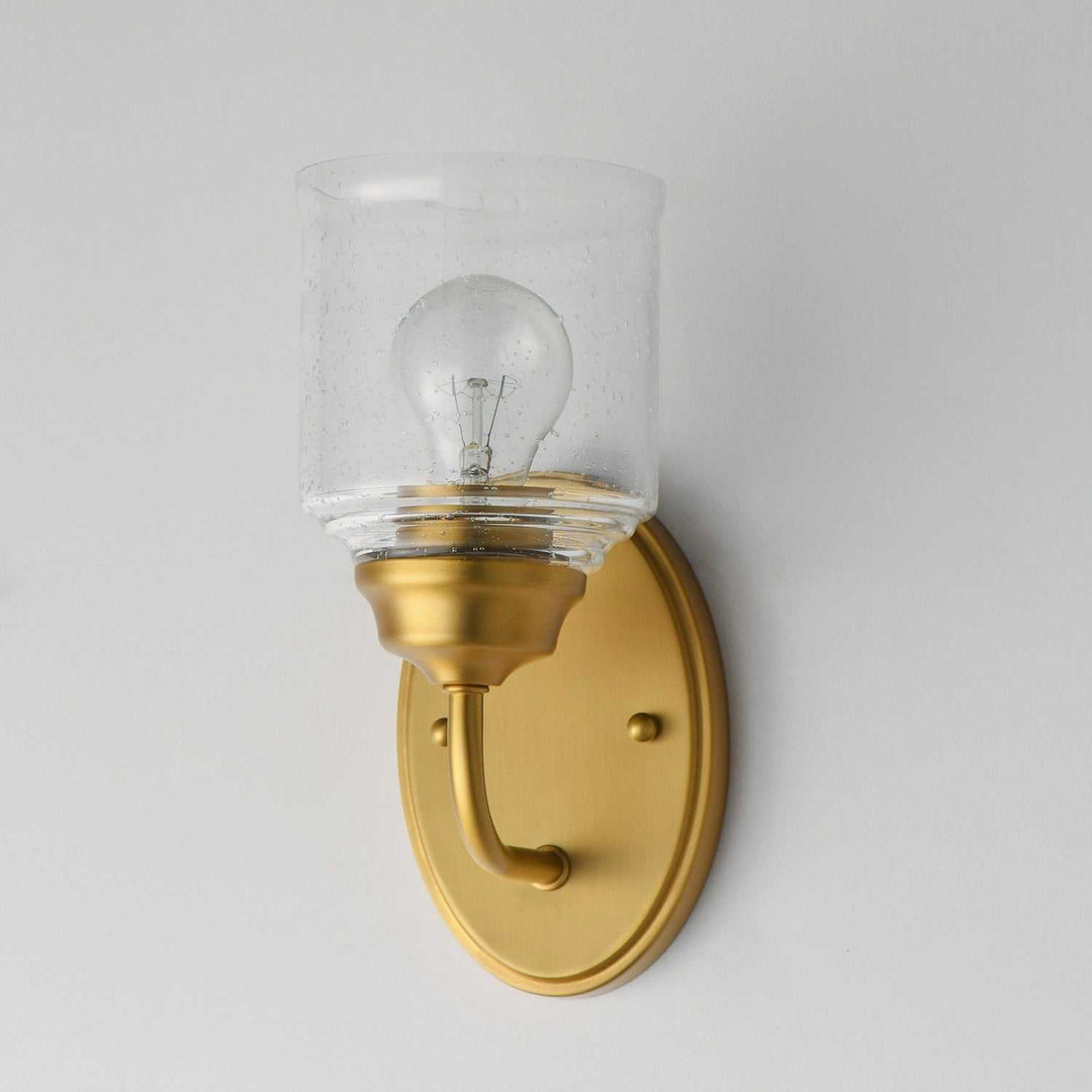 Maxim - 12261CDNAB - One Light Wall Sconce - Acadia - Natural Aged Brass