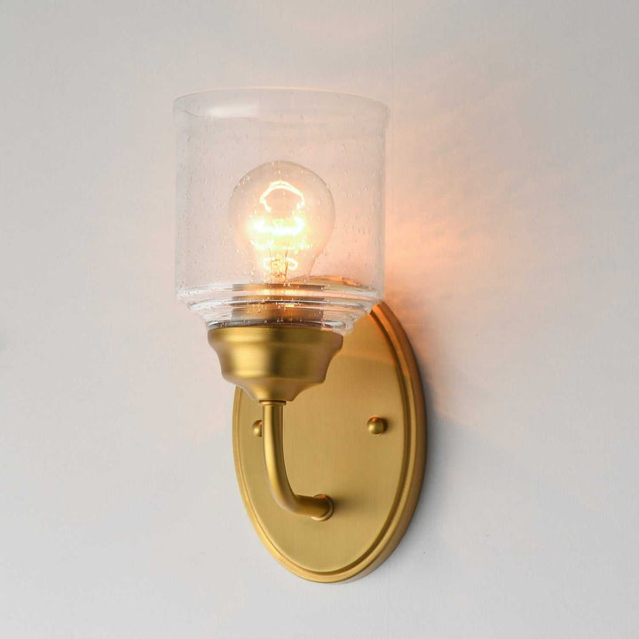 Maxim - 12261CDNAB - One Light Wall Sconce - Acadia - Natural Aged Brass