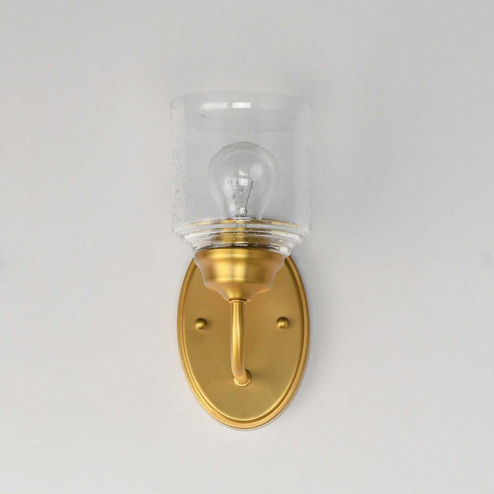 Maxim - 12261CDNAB - One Light Wall Sconce - Acadia - Natural Aged Brass