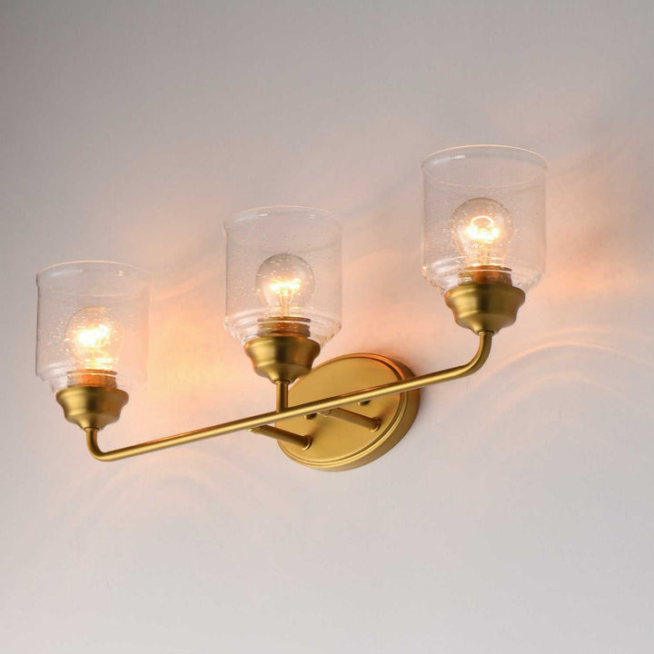 Maxim - 12263CDNAB - Three Light Bath Vanity - Acadia - Natural Aged Brass