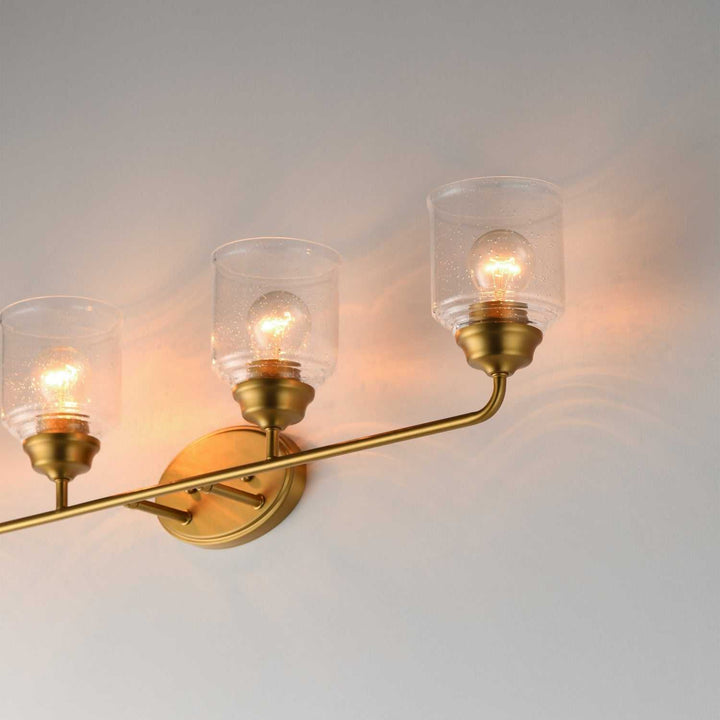 Maxim - 12264CDNAB - Four Light Bath Vanity - Acadia - Natural Aged Brass