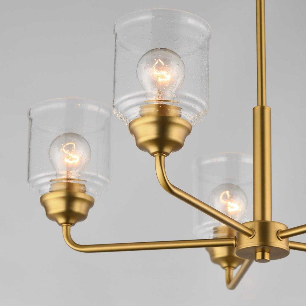 Maxim - 12266CDNAB - Five Light Chandelier - Acadia - Natural Aged Brass