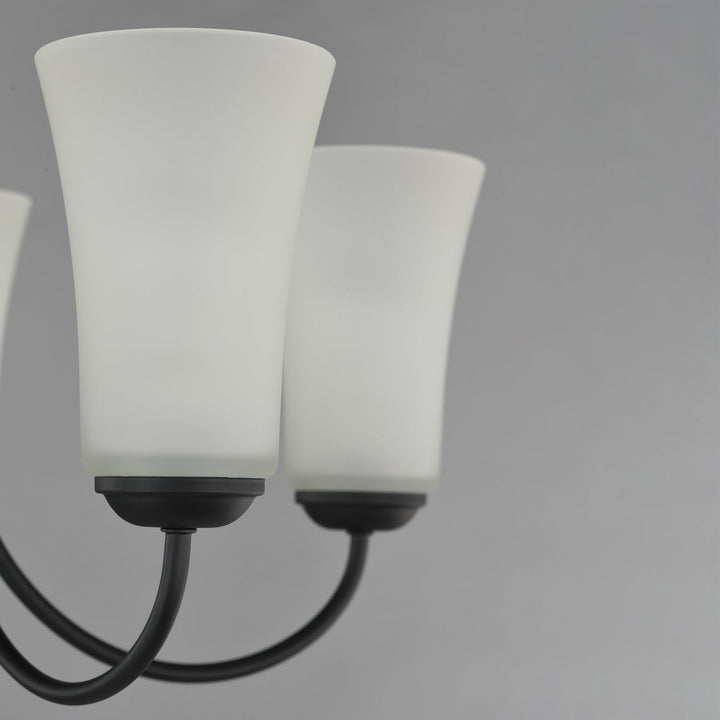 Maxim - 10045FTBK - Five Light Chandelier - Logan - Black