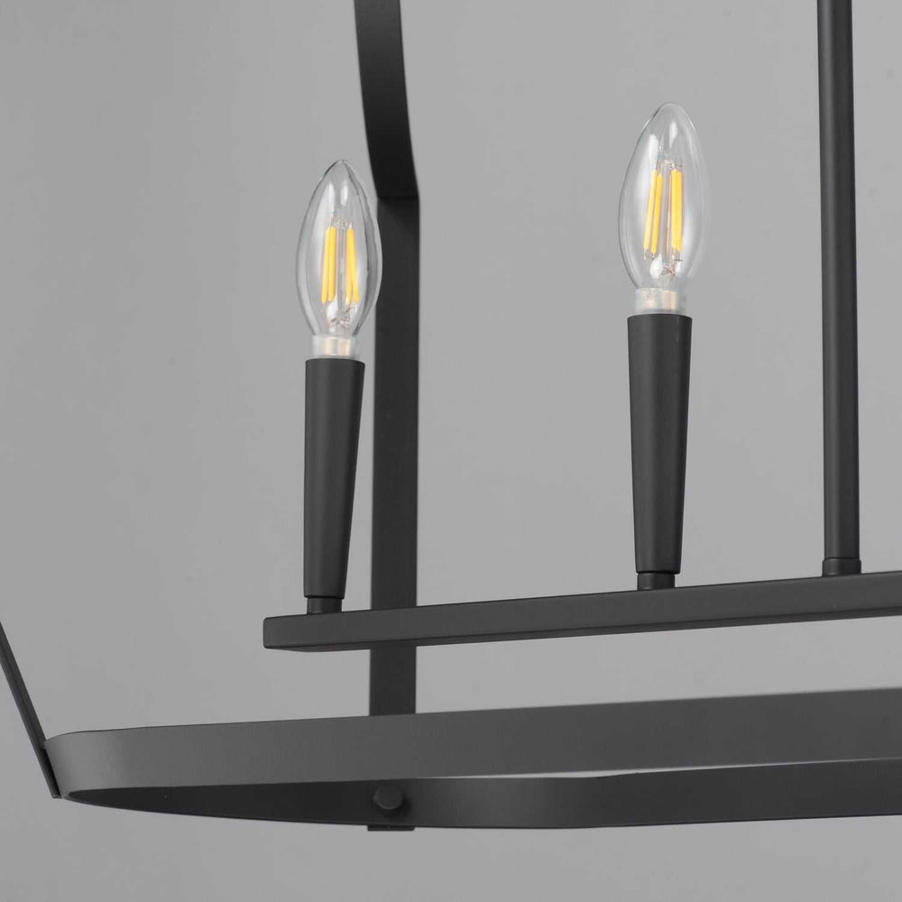 Maxim - 10427BK - Six Light Linear Pendant - Arden - Black