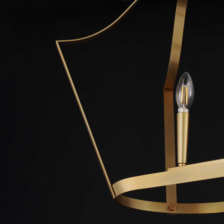Maxim - 10427NAB - Six Light Linear Pendant - Arden - Natural