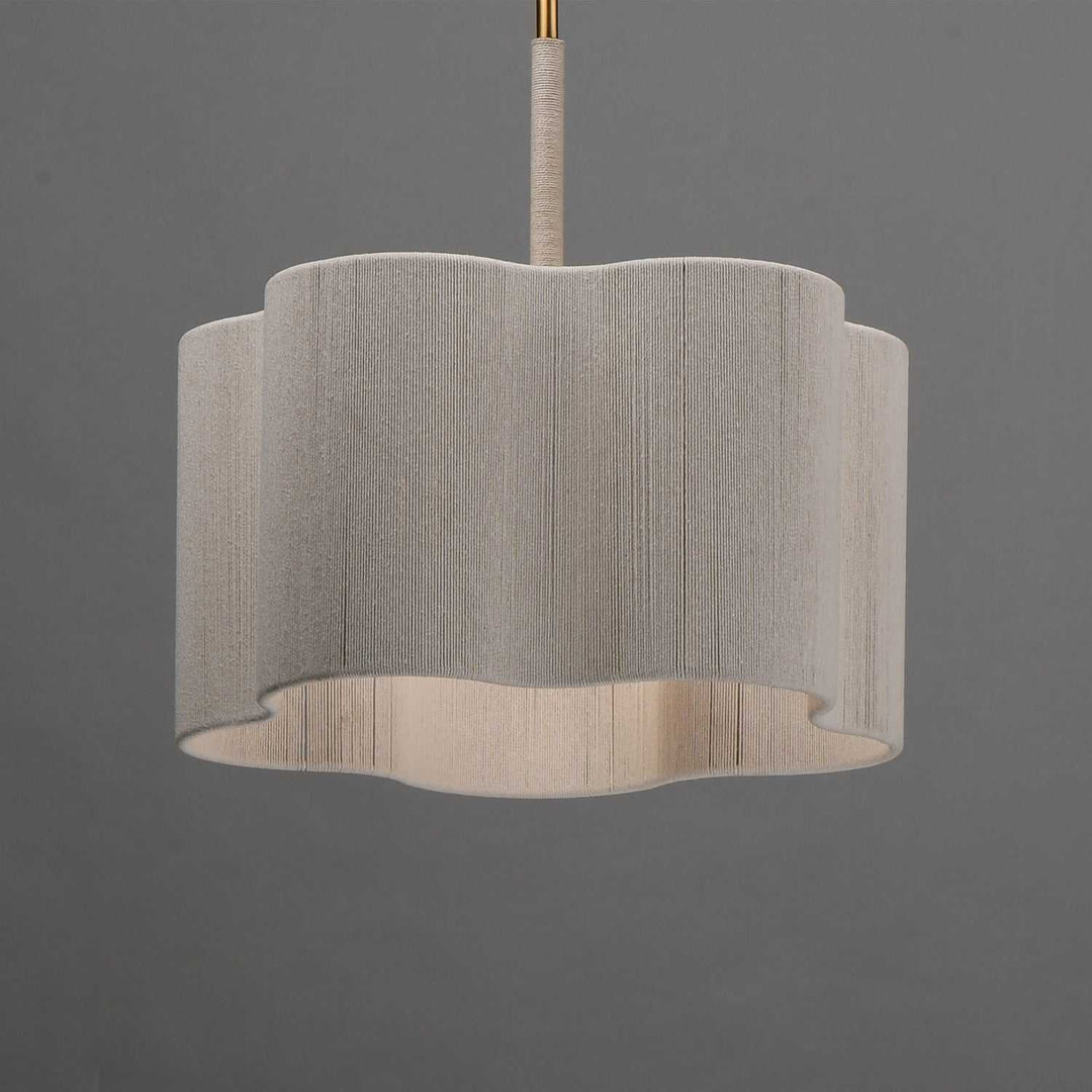 Maxim - 12833OFNAB - Three Light Pendant - Corsica - Natural Aged Brass